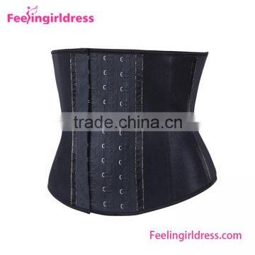 Classic Style Hot selling black golden trim waist trainer latex waist cincher dropship                        
                                                                                Supplier's Choice