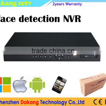 1080P NVR with 1CH Face Detection or 2CH Perimeter ,1000M Ethernet Port and 1 SATA interface 16ch smart onvif NVR