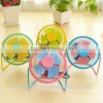 Summer 6 inch strong wind USB mini desk fan