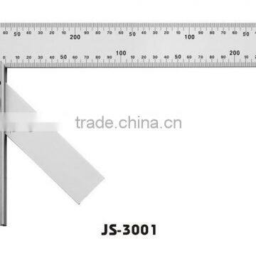 low price clear lines multi-function adjustable aluminium square ruler