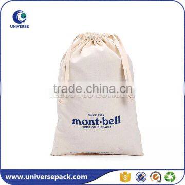 OEM order drawstring cotton dance shoe bag with personal logo