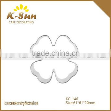 K-sun 2015 New Design Classic lovely leaf shape stainless steel custom cookie cutter reposteria