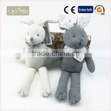 I-Green Toy Series-Fashional Style knitted baby rabbit