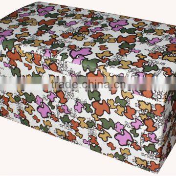 Luxury!Pattern PVC Leather foldable storage bench