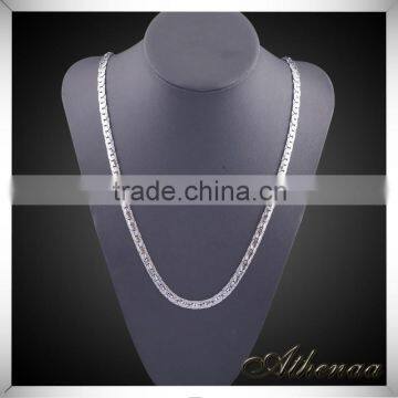 Copper Jewelry Design Athenaa Brand Name Silver Best Friend Necklace photo-3