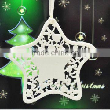 ceramic star shaped ornament