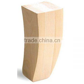 Custom mordern tapered wood furniture legs in high quality from China