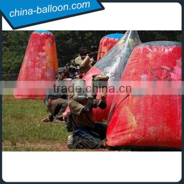 outdoor inflatable obstacles paint game,inflatable air bunker for game