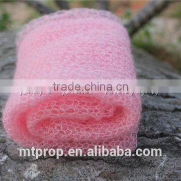 40cmx80cm Hand Knit Mohair Wrap Newborn Photography Wraps Baby Mohair Wraps