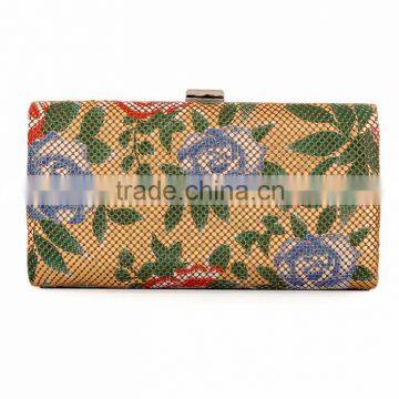 New design clutch box frame evening bag