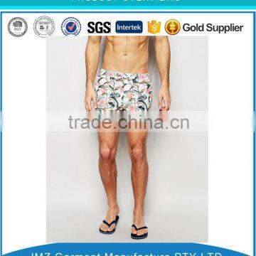Digital Print Flower Swimwear Custom Your Own Design Board Shorts photo-2
