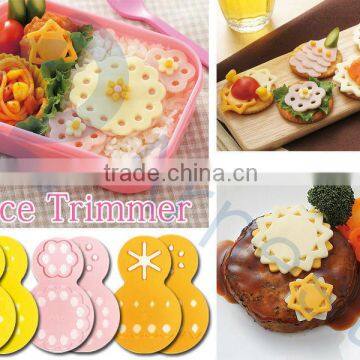 kitchenware utensils bento lunch box rice ball cookware accessories plastic cookie cutter sandwich maker race trimmer