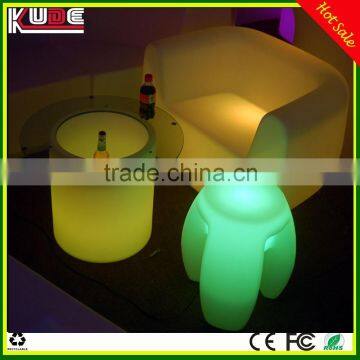 RGB Polyethylene LED glow furniture for outdoor