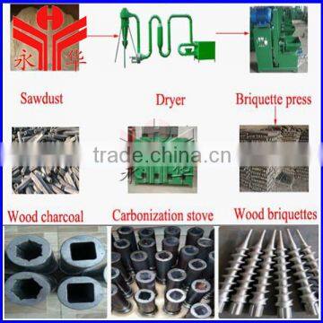 Charcoal briquette press machine sawdust briquette press machine +8615896531755