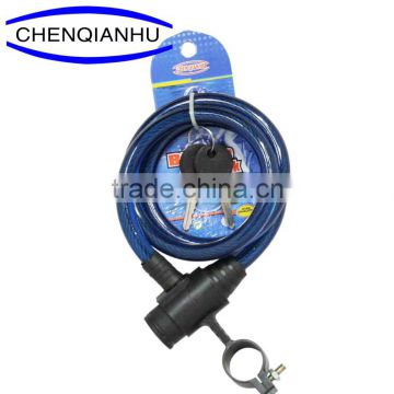 Cable lock/Wholesale strong and high security bicycle wheel lock/ colorful bicycle lock Motorcycle Lock