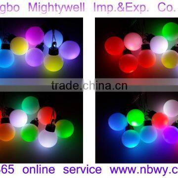 Colors Changing Hue Christmas Decorative LED String Light Big Balls