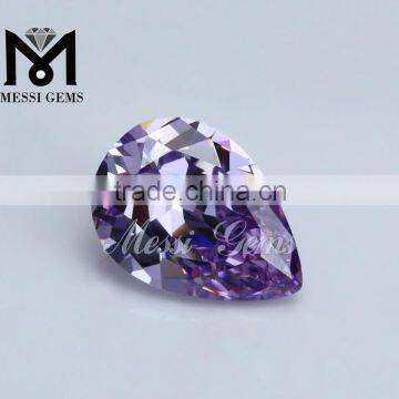 Wholesale Charming Lavender Pear Faceted Gemstone Market Prices