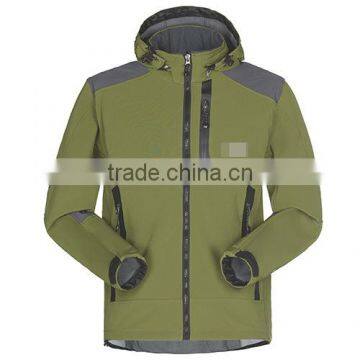 Factory direct wholesale custom windproof waterproof composite single soft shell jacket men's Fleece Jacket