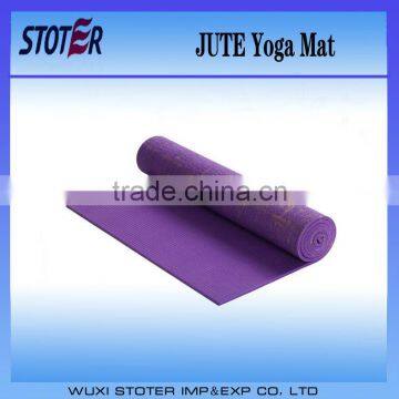 COLORFUL best quality JUTE YOGA MAT