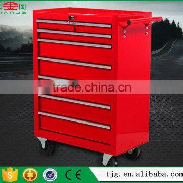 Garage Tool Chest On Wheels,TJG-TC7569 Tool Cabinet Metal With 7 Drawers