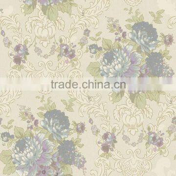 3D wallpaper 2015 new design JN118-1 pvc deep embossed high quality classic and Chinese style