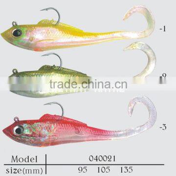 swimbait imbeded lead soft shad lure