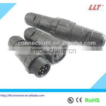 IP68 male to female wire harness cable connector