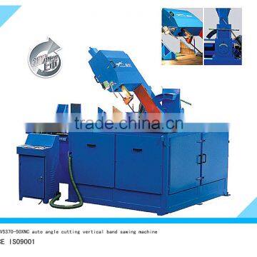 0-60 degree angle CNC vertical sawing machine GV5370-50XNC band saw