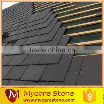 Eco-friendly natural grey slate roof paver tile