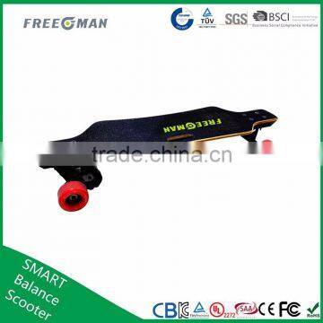 2016 Freeman UL2272 approved dural motor 4wheels electric skateboard longboard