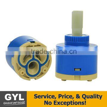 double seal idling moving mixer faucet ceramic cartridge