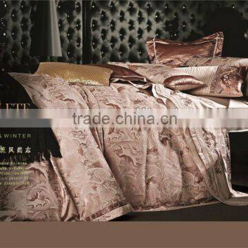 polycotton jacquard duvet cove set