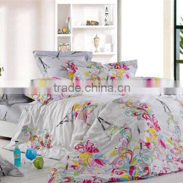 100% cotton nice print bridal bed sheets Bedding set Duvet cover set Bedline