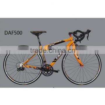 DAF500 High quality china bicycle factory Road bike 9S racing bicycle 700C*430MM 6061 alloy frame 700C*23C 60TPI tyre HOMHIN