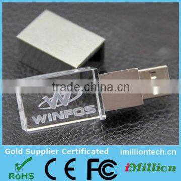 Customized 3D LOGO Cheap Crystal Usb Memory Stick/ Usb Stick photo-2