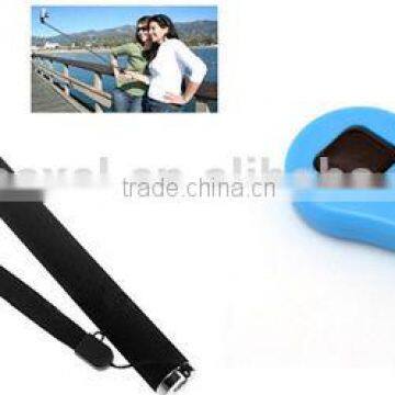 2 in 1 Combo Self-timer kit Wired Cable Camera Shutter plus Handheld Monopod with Holder for Android iphone Samsung HTC CL-57