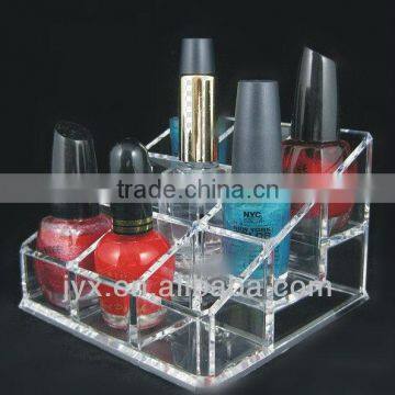 Acrylic cosmetic retail display/acrylic display rack for cosmetics