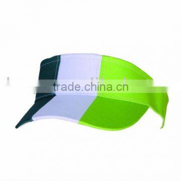 100% cotton sports golf sun visor cap