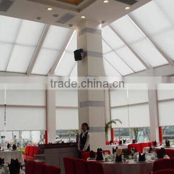 Can Sunshade /waterproof/fireproof Sunscreen Fabric PTS Dual Canopy Curtain