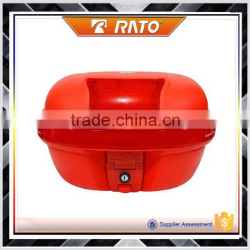 Popular new design red motorcycle rear luggage tail box