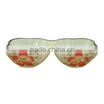 Painting Double Japanese Bowl Ceramic photo-6