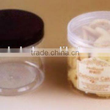 550ml PET injection blow jar plastic packing cylinder box with screw top packing box for cookies nuts