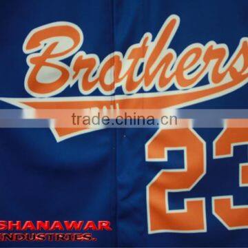 Custom Sublimation Baseball Jersey