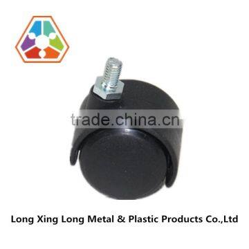 D40*M8*15mm PA6 Black no Brake Plastic Caster/wheel
