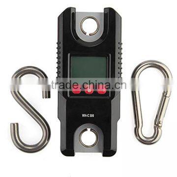 Mini Portable Crane Scale 300kg 0.1kg LCD Display Digital Electronic Hook Hanging Scale With White Backlight photo-4