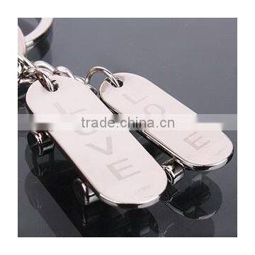 Promotional Romantic Lover Keychain,Couple Keychain for Wedding Gifts,metal Keychain for Lovers photo-4