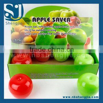 Trade assurance Plastic Fresh Storage Box, Apple Saver/ Apple shape collapsible storage box