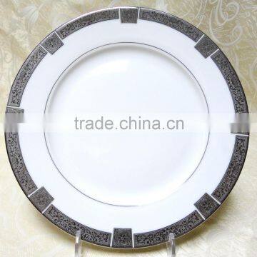 Embossed Gold Porcelain Plates With Good Quality photo-5