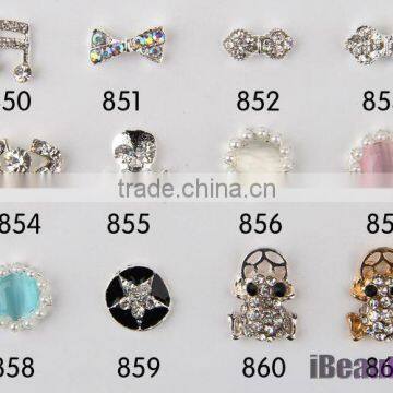 hot sale metal bow nail metal decoration nail studs with many designs