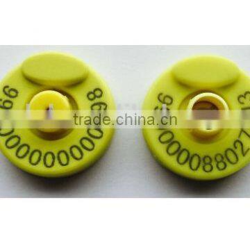 2016 ZJKR new technology Factory Outlet veterinary RFID ear tag for cow